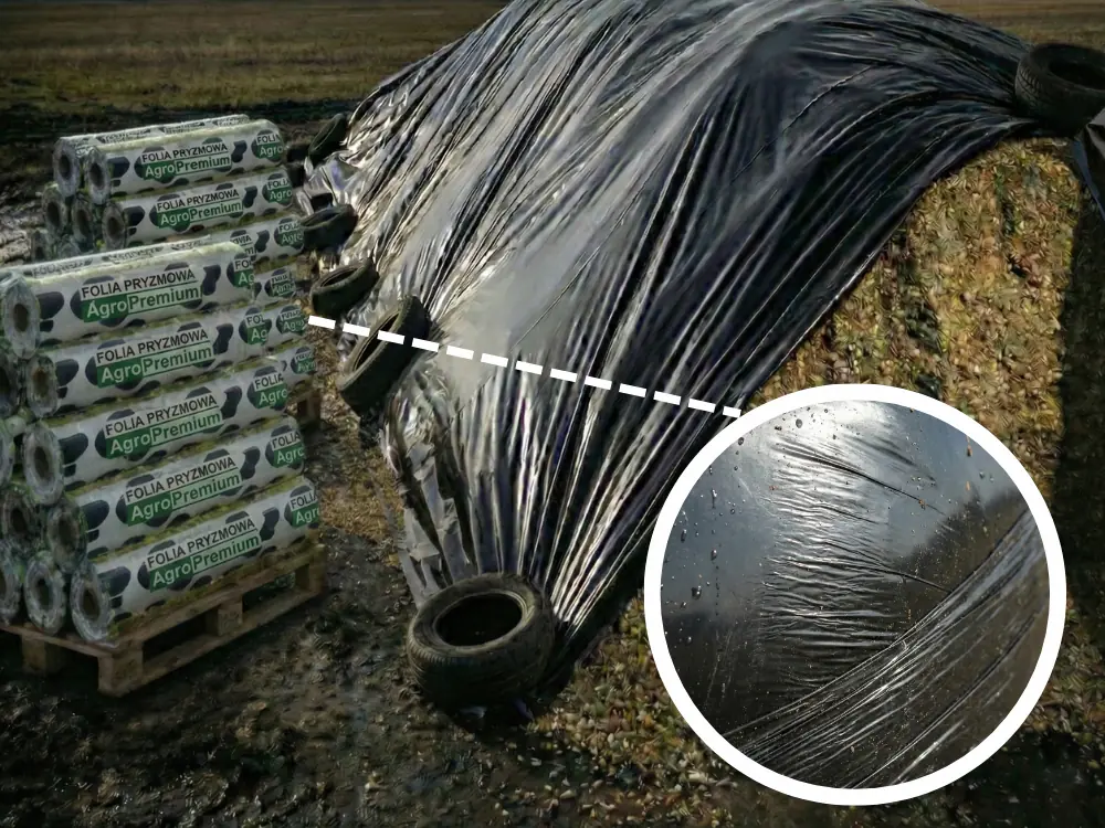 folia kiszonkarska, folia do zakiszania kukurydzy. dektra