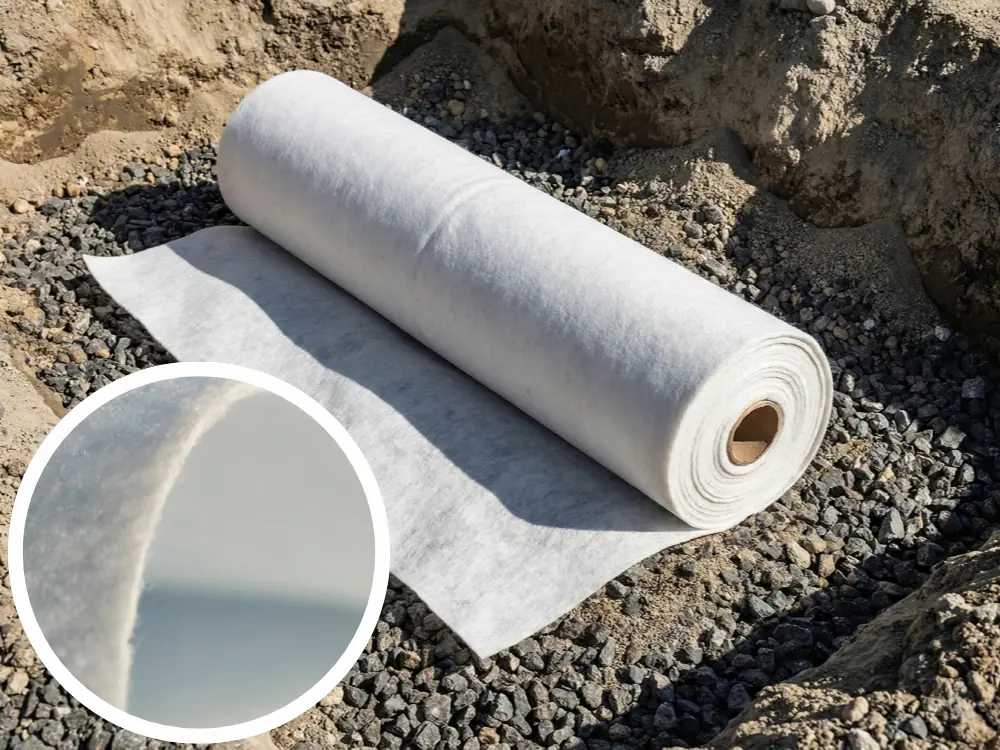 Geowłóknina, geomemrana do stabilizacji gruntu dektra