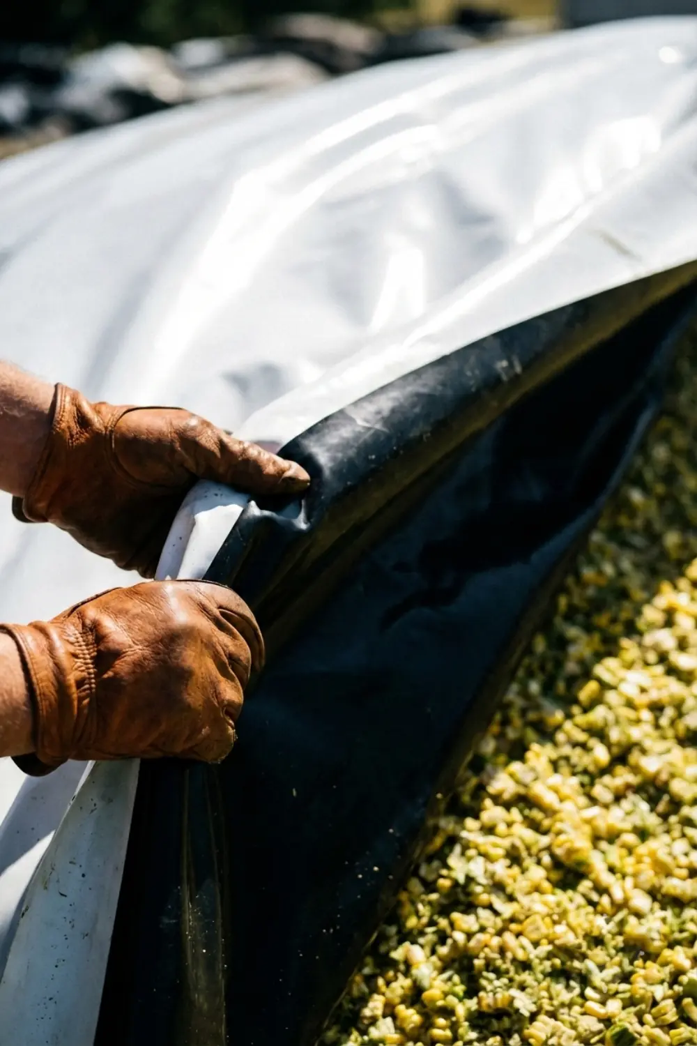 Folia kiszonkarska czarno-biała