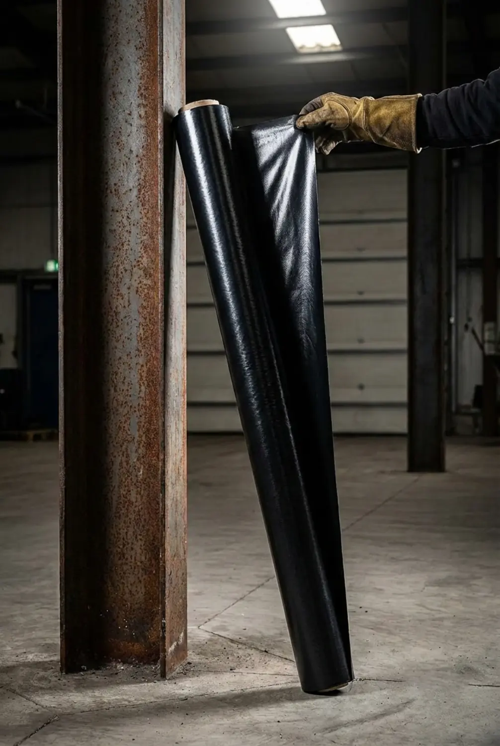 folia przemyslowa czarna pion