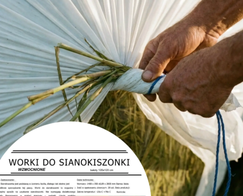 worki do sianokiszonki worki do zakiszania do sianokiszonki dektra duże mocne grube